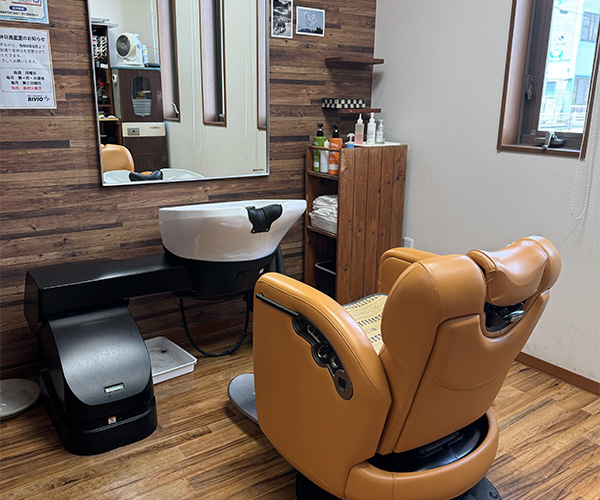 シャンプー施術